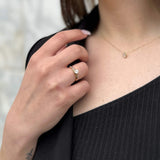 Μονόπετρο δαχτυλίδι Swarovski χρυσό - GD187