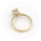 Μονόπετρο δαχτυλίδι χρυσό - GD362