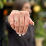 Μονόπετρο δαχτυλίδι χρυσό - GD362