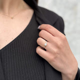 Μονόπετρο δαχτυλίδι χρυσό - GD385