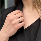 Μονόπετρο δαχτυλίδι χρυσό - GD386