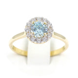 Μονόπετρο δαχτυλίδι χρυσό - GD388