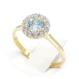 Μονόπετρο δαχτυλίδι χρυσό - GD388