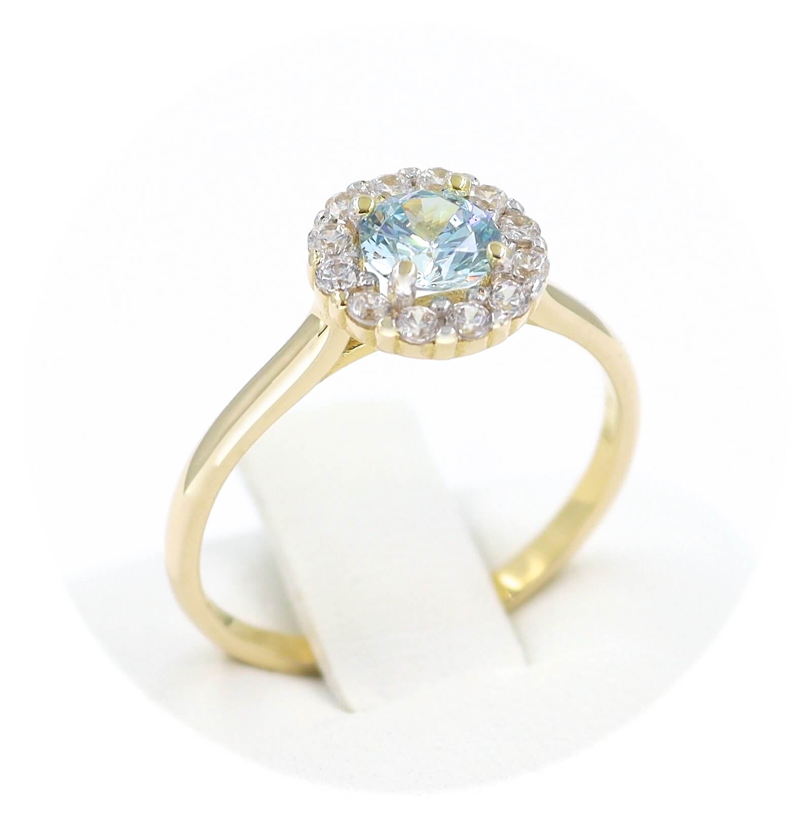 Μονόπετρο δαχτυλίδι χρυσό - GD388