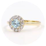 Μονόπετρο δαχτυλίδι χρυσό - GD388