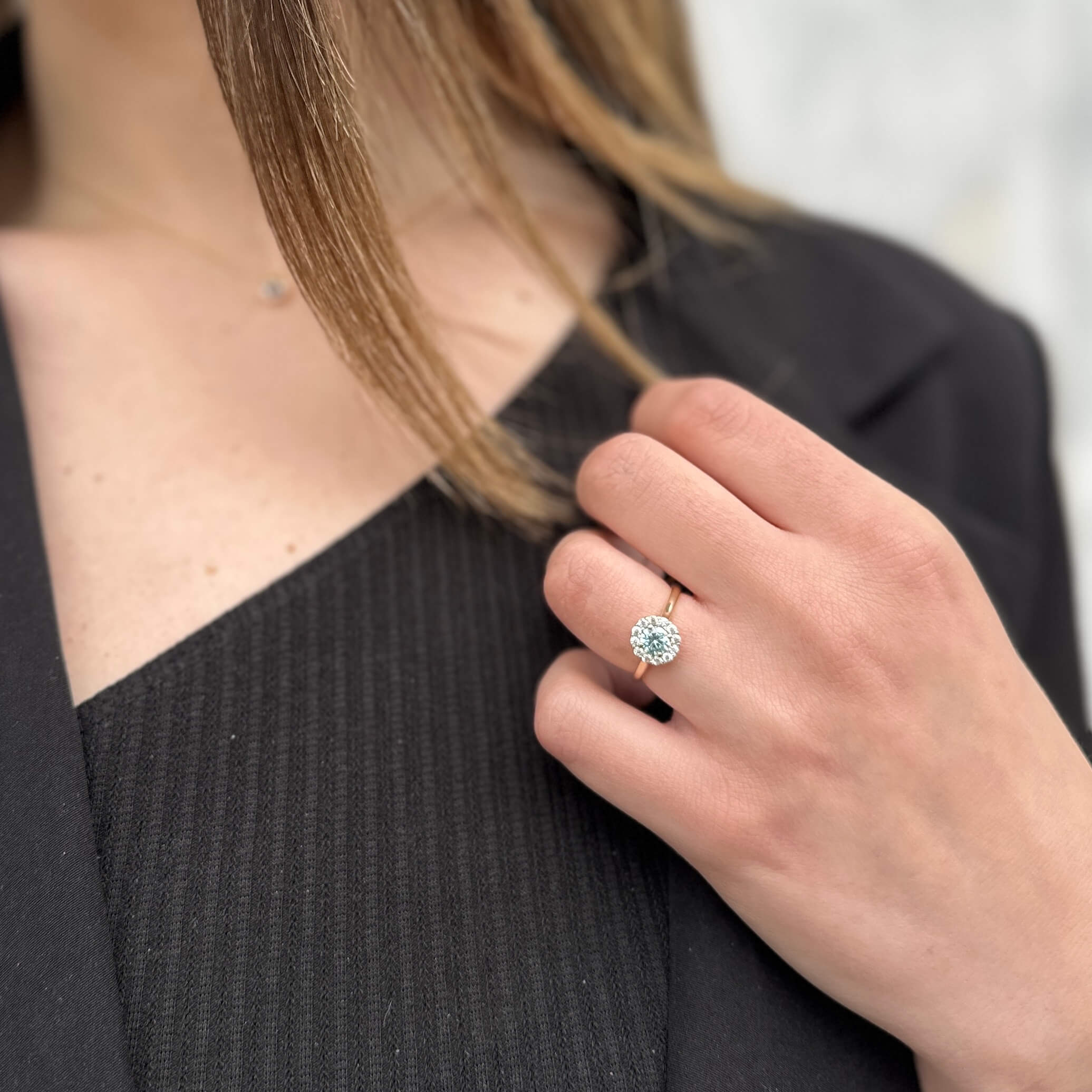 Μονόπετρο δαχτυλίδι χρυσό - GD388