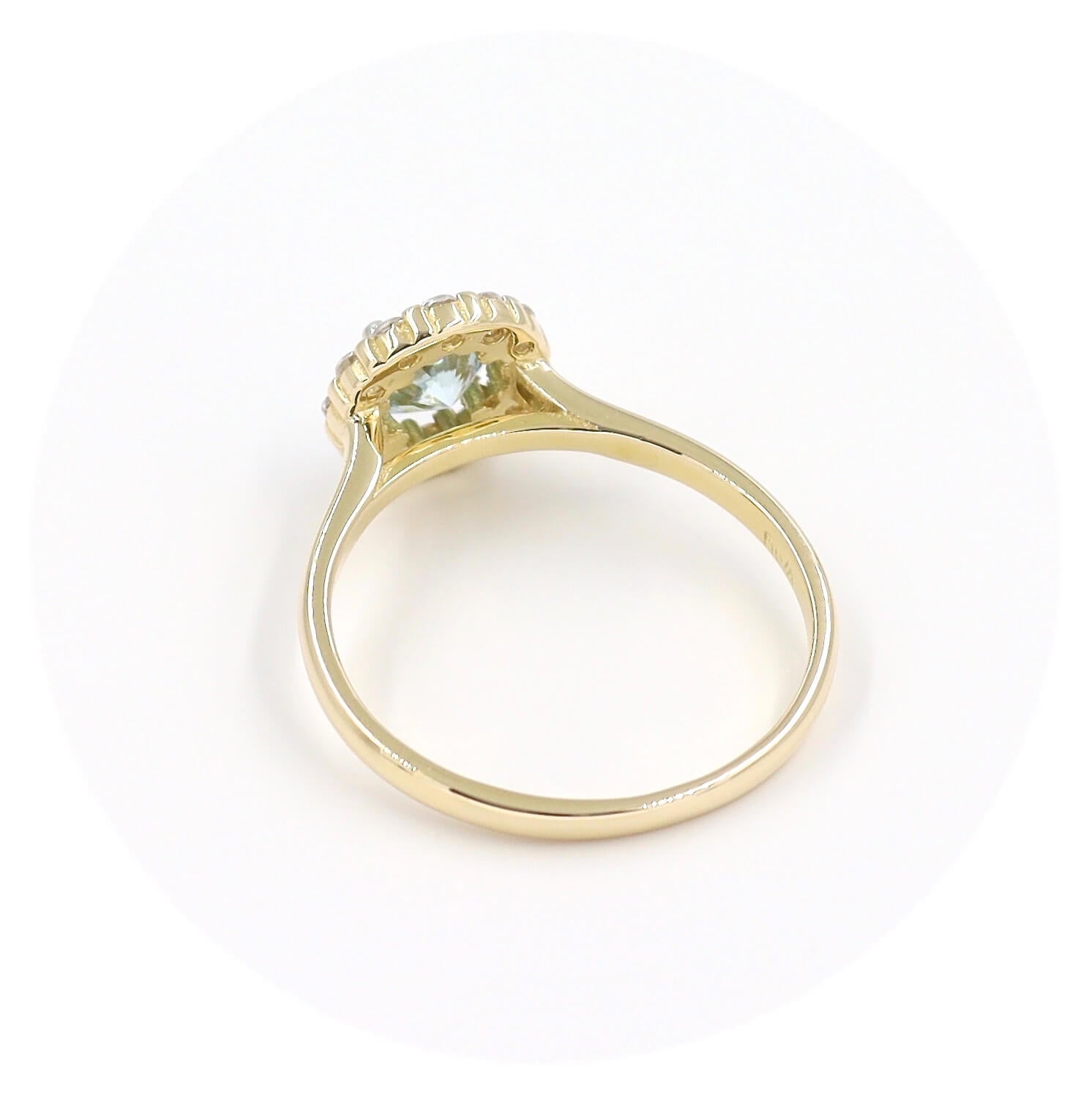 Μονόπετρο δαχτυλίδι χρυσό - GD388