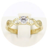 Μονόπετρο δαχτυλίδι χρυσό - GDZ294