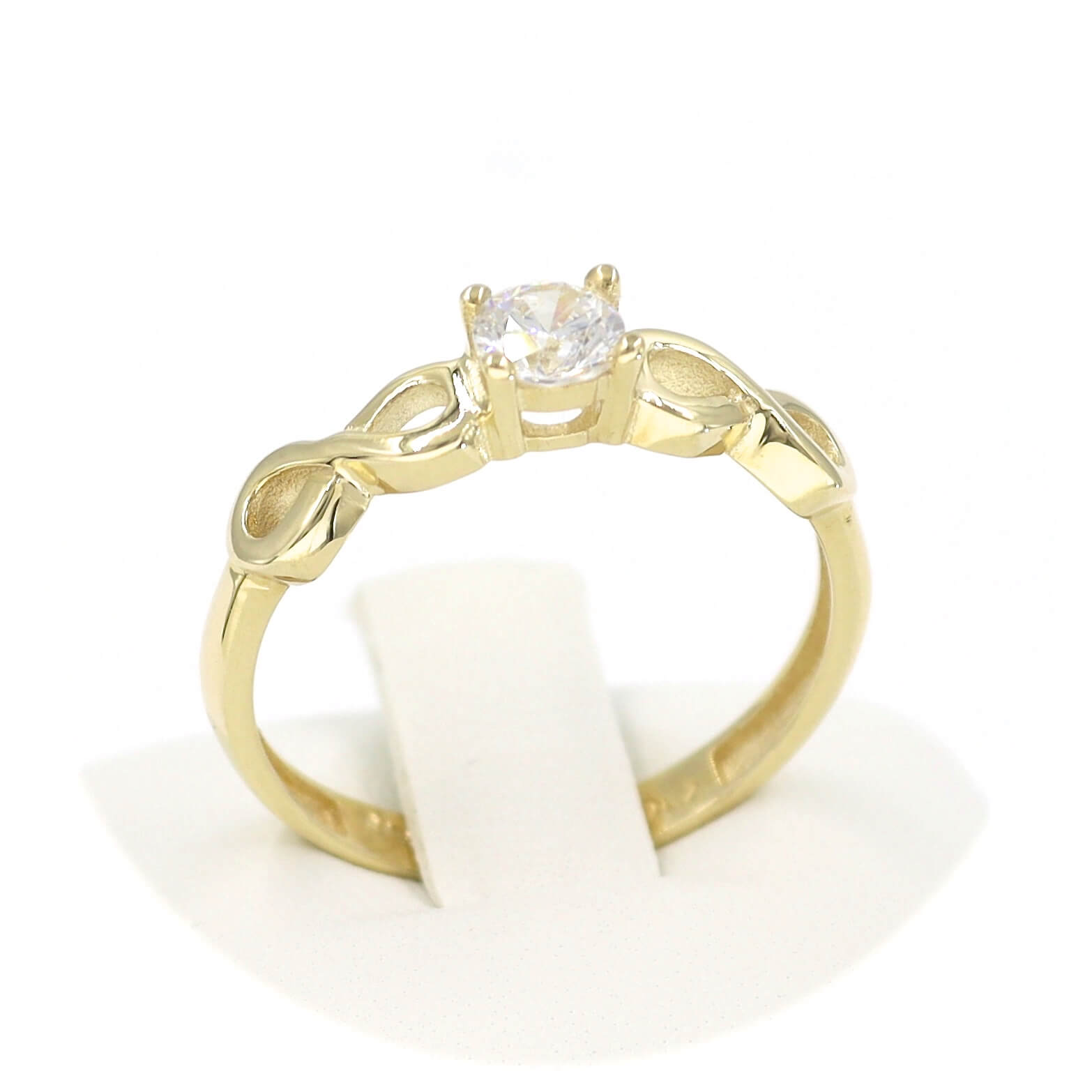 Μονόπετρο δαχτυλίδι χρυσό - GDZ294