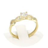 Μονόπετρο δαχτυλίδι χρυσό - GDZ294