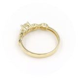 Μονόπετρο δαχτυλίδι χρυσό - GDZ294