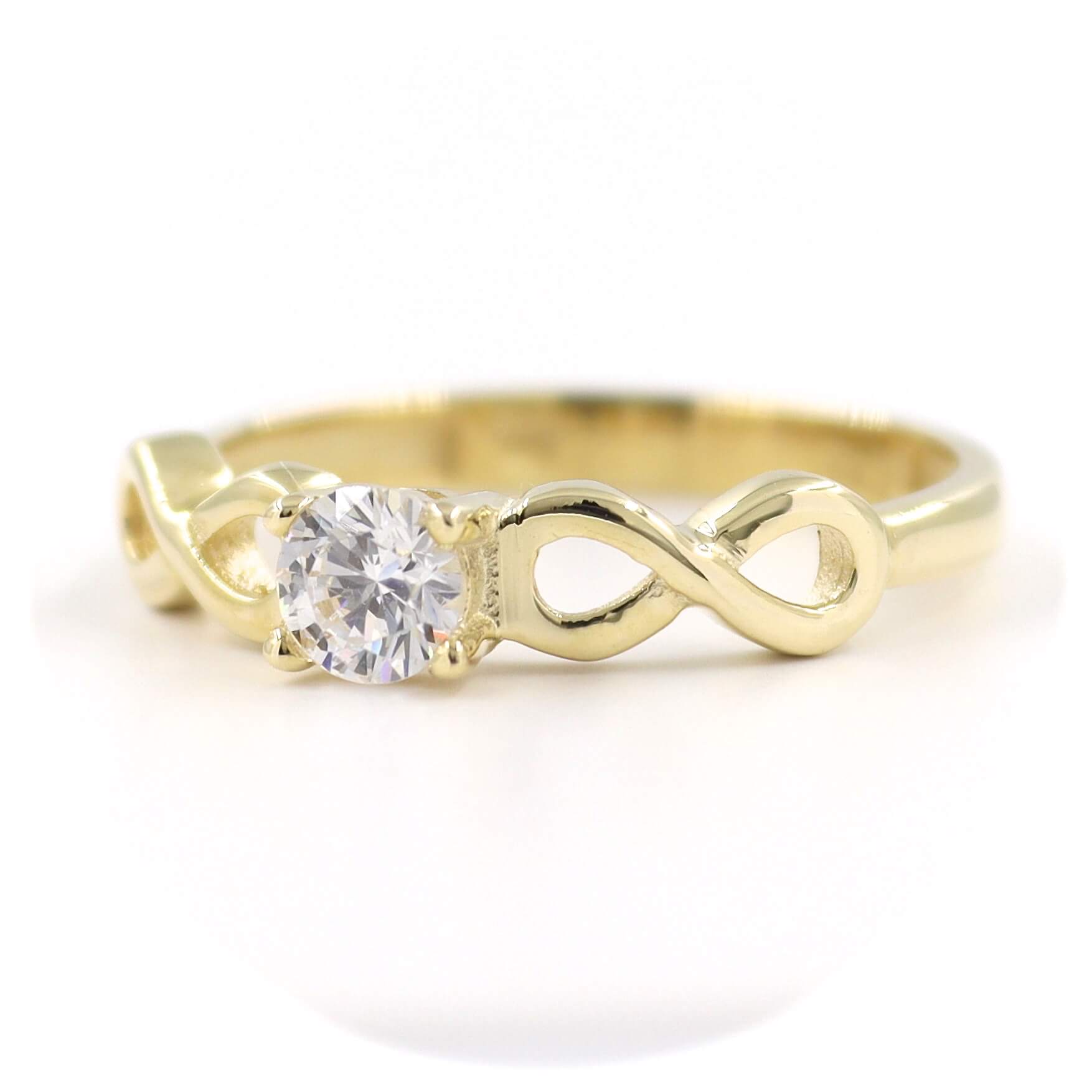 Μονόπετρο δαχτυλίδι χρυσό - GDZ294