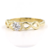 Μονόπετρο δαχτυλίδι χρυσό - GDZ294