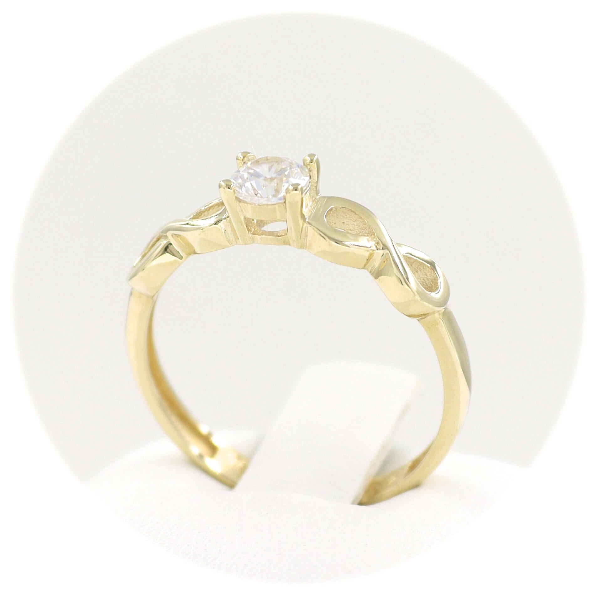 Μονόπετρο δαχτυλίδι χρυσό - GDZ294