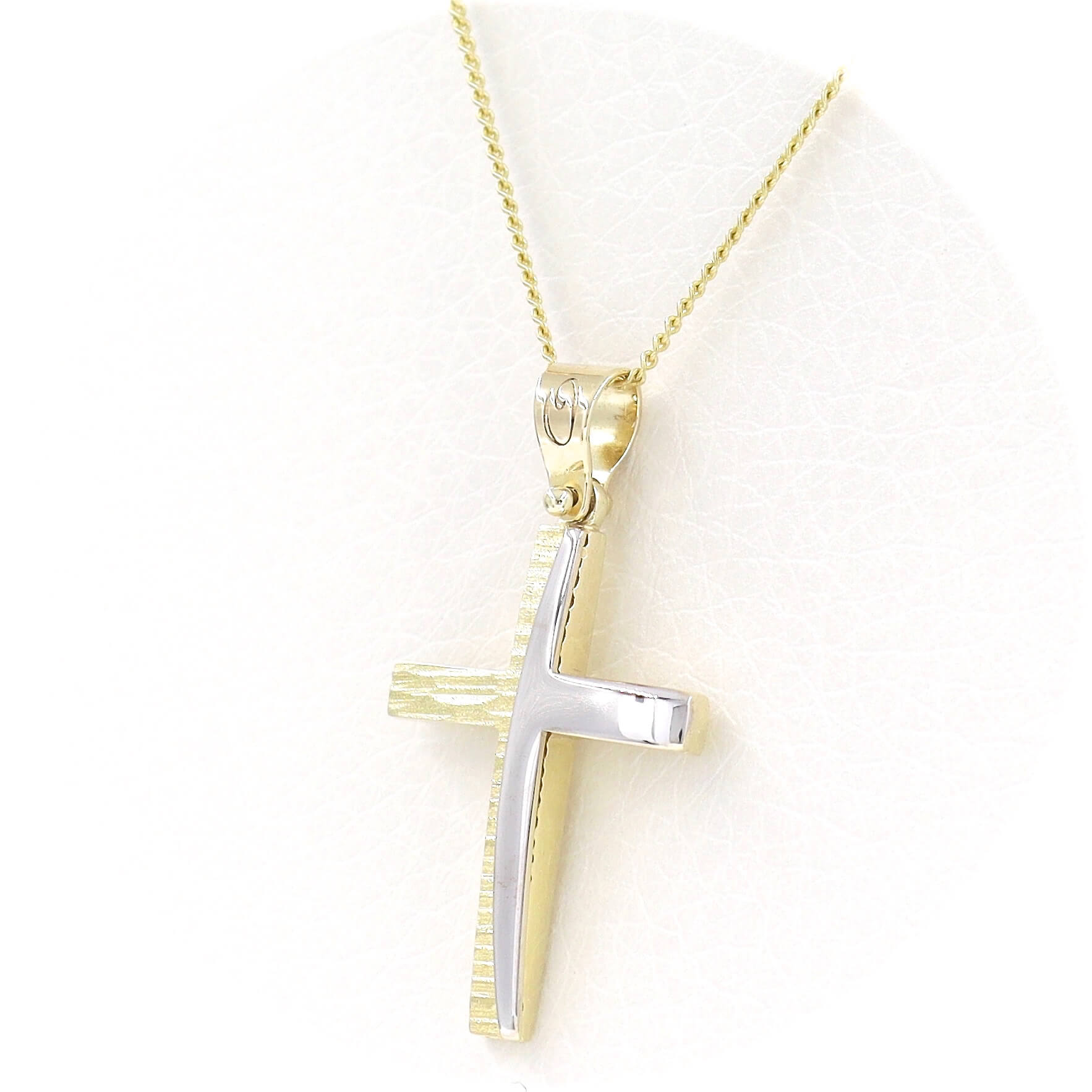 Βαπτιστικός σταυρός με αλυσίδα