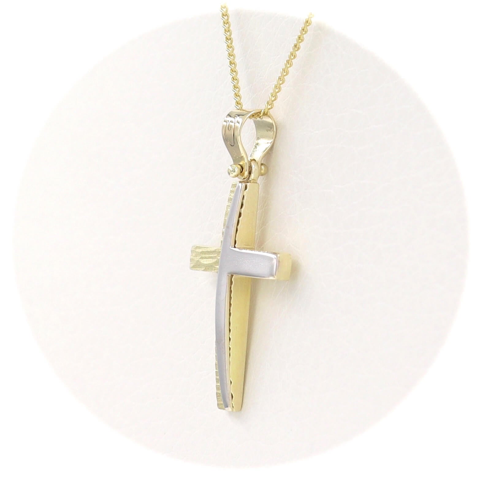 Βαπτιστικός σταυρός με αλυσίδα