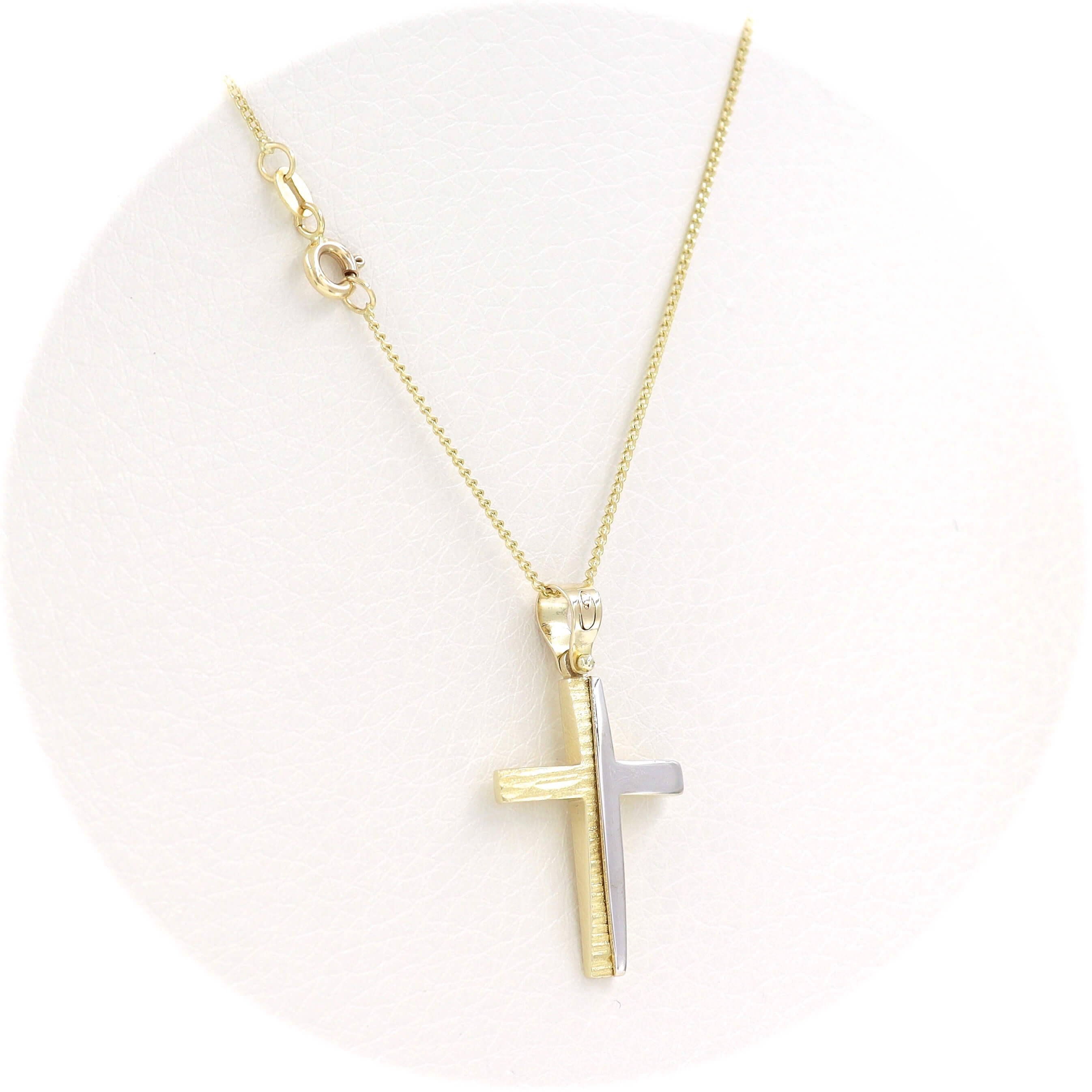 Βαπτιστικός σταυρός με αλυσίδα