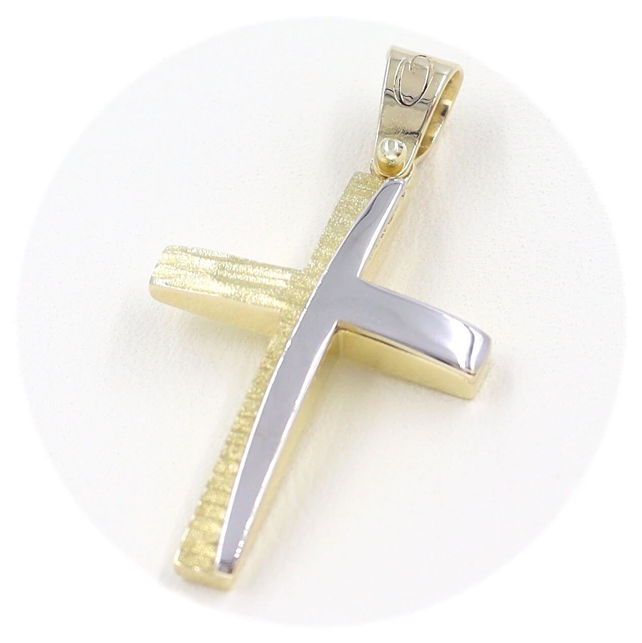 Βαπτιστικός σταυρός με αλυσίδα