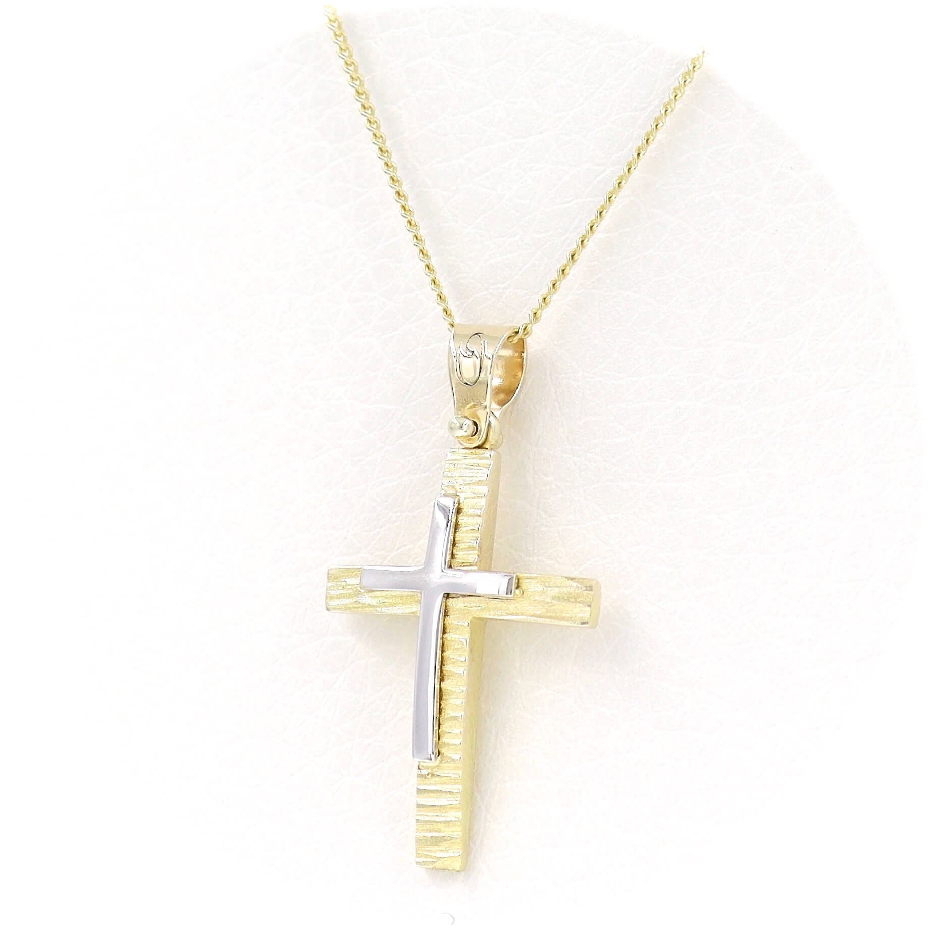 Βαπτιστικός σταυρός με αλυσίδα