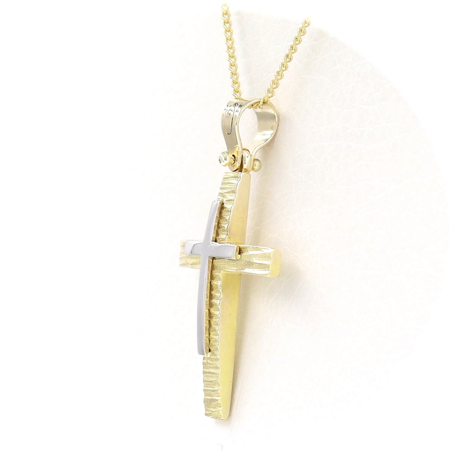 Βαπτιστικός σταυρός με αλυσίδα