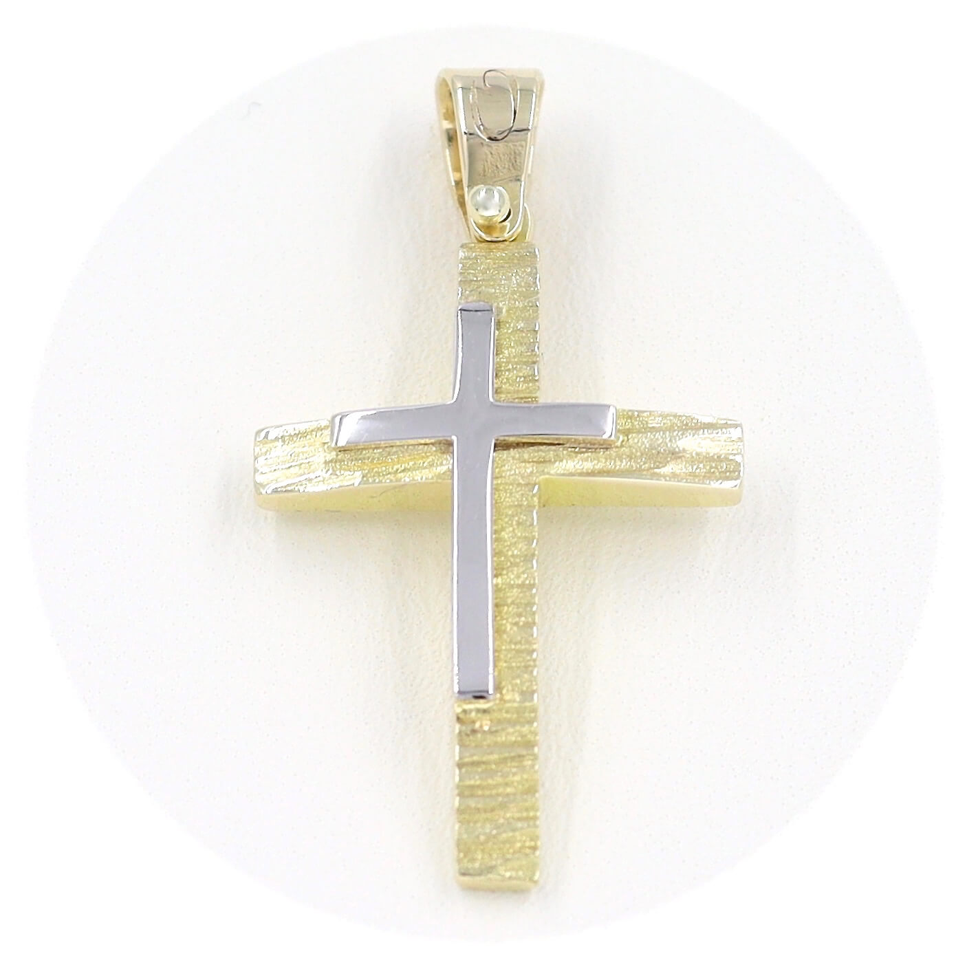 Βαπτιστικός σταυρός με αλυσίδα