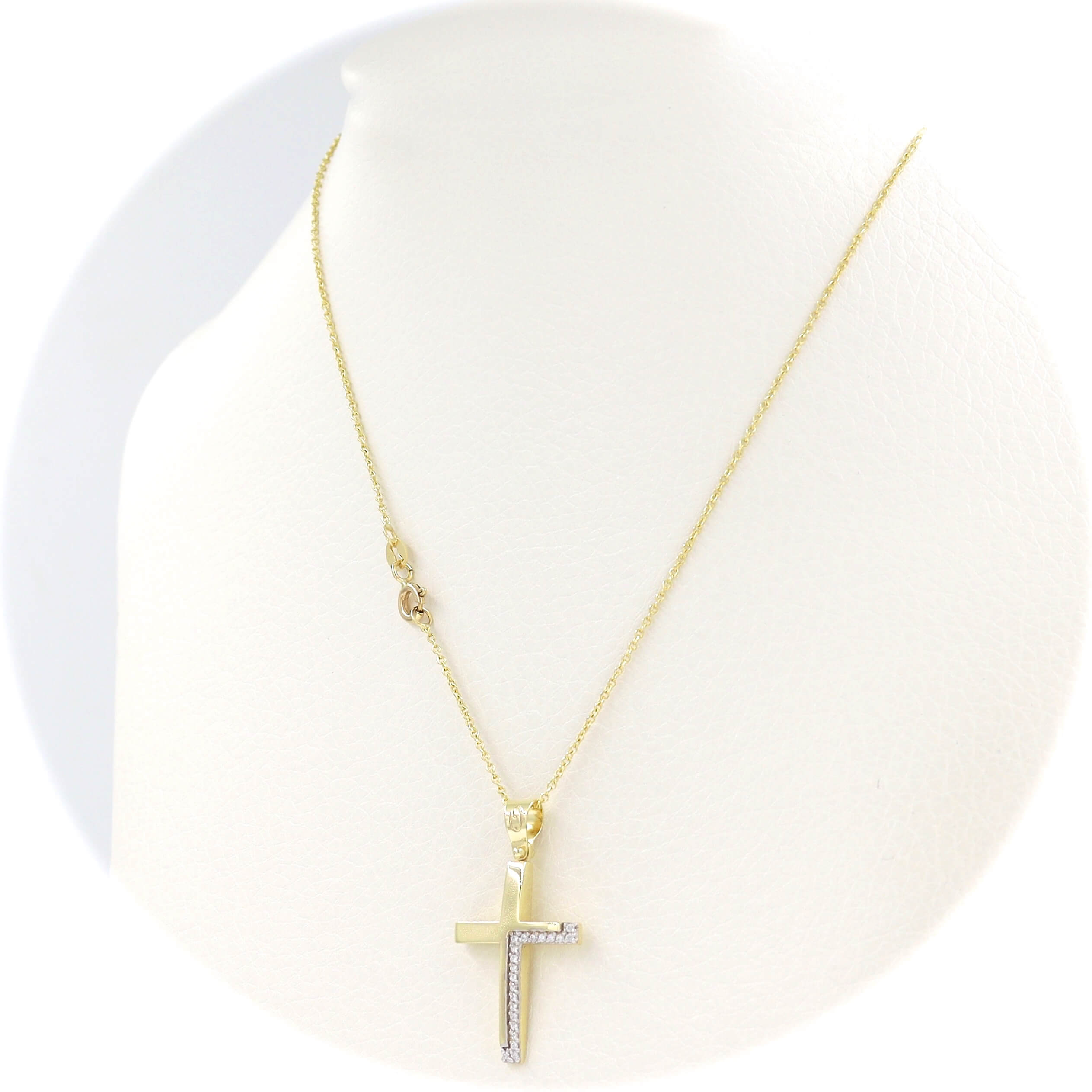 Βαπτιστικός σταυρός με αλυσίδα