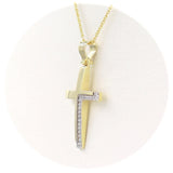 Βαπτιστικός σταυρός με αλυσίδα