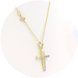 Βαπτιστικός σταυρός με αλυσίδα