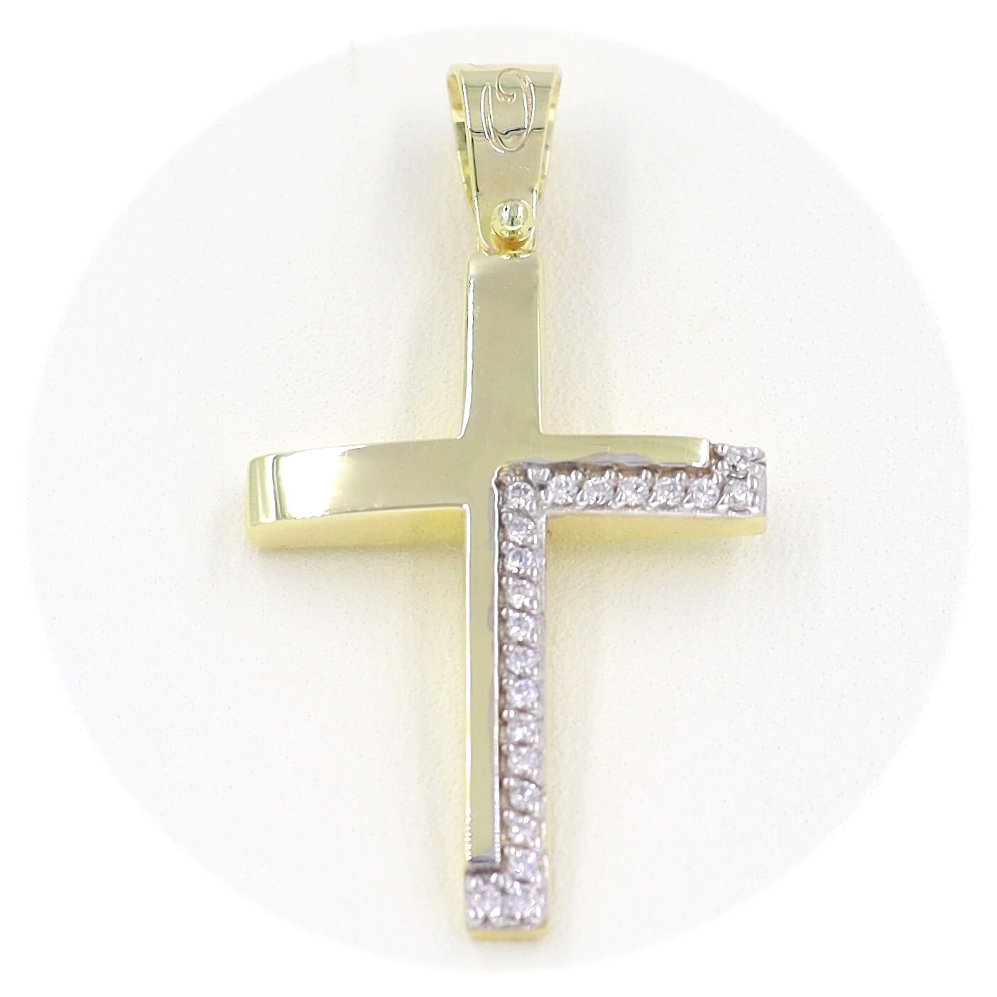 Βαπτιστικός σταυρός με αλυσίδα