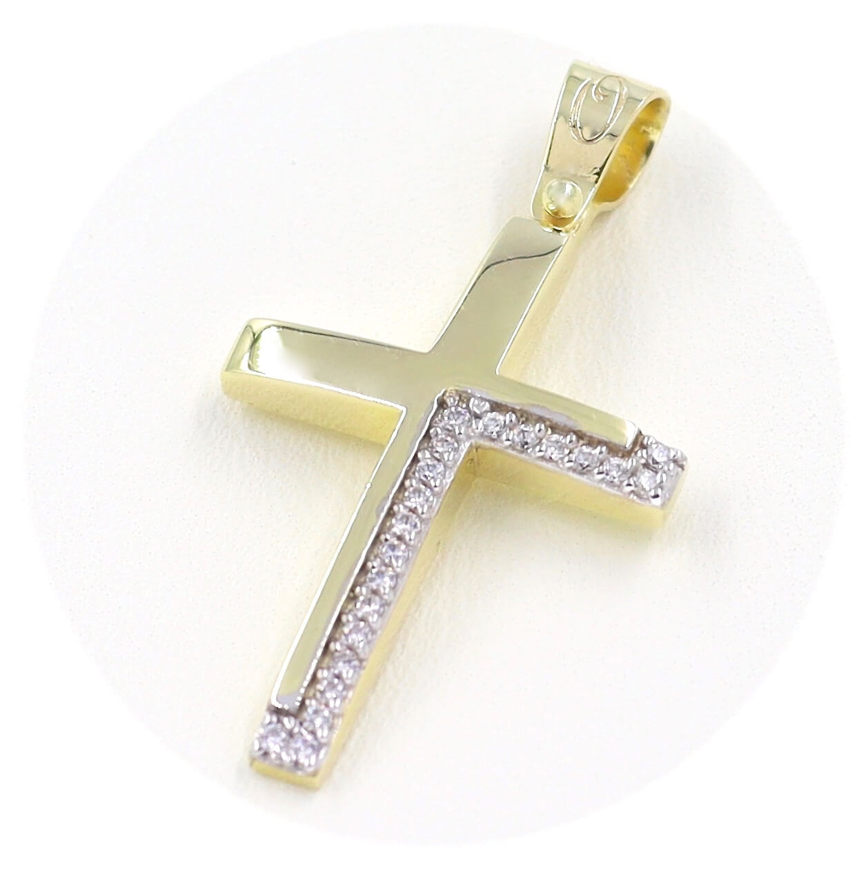 Βαπτιστικός σταυρός με αλυσίδα