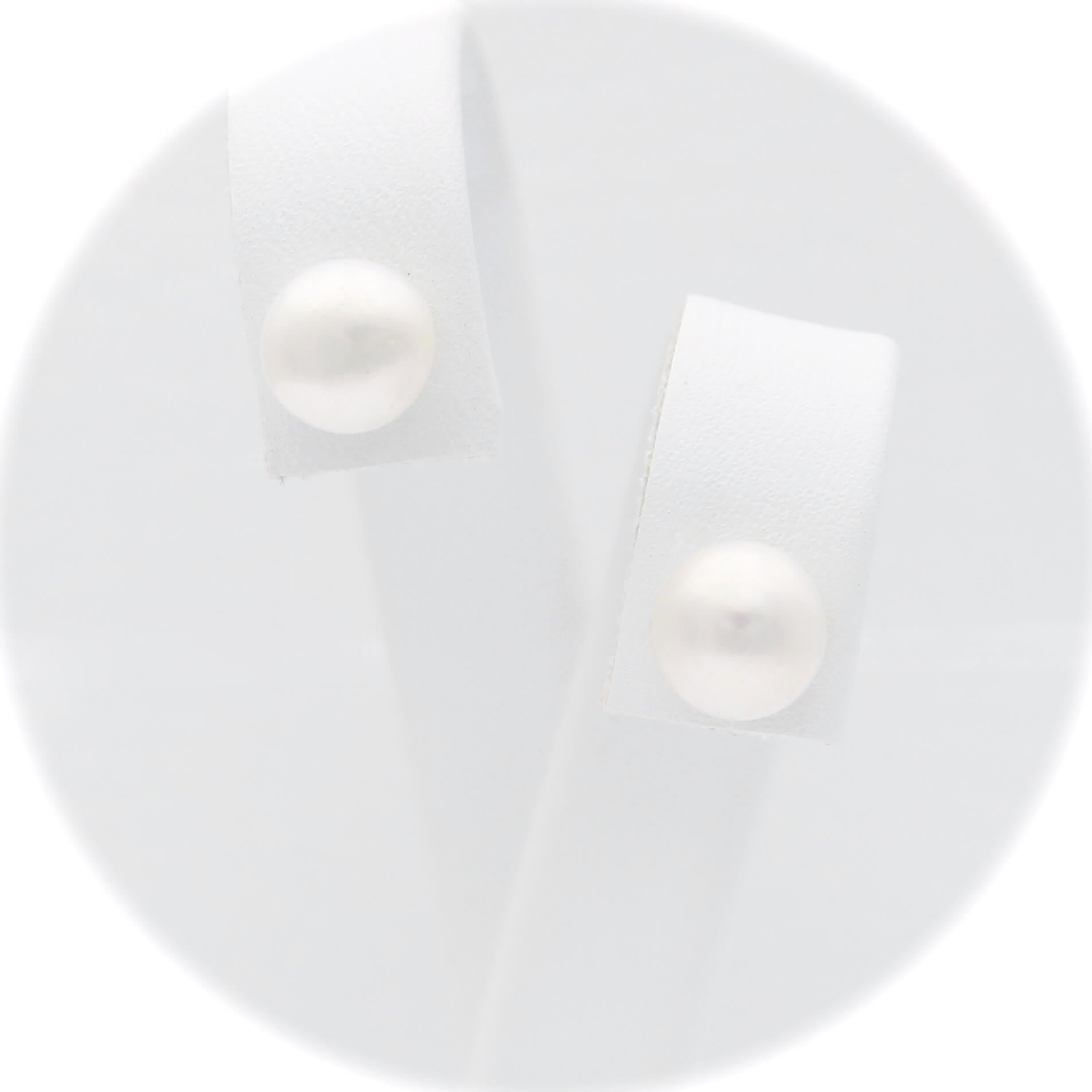 Ασημένια σκουλαρίκια με μαργαριτάρια 7.80mm