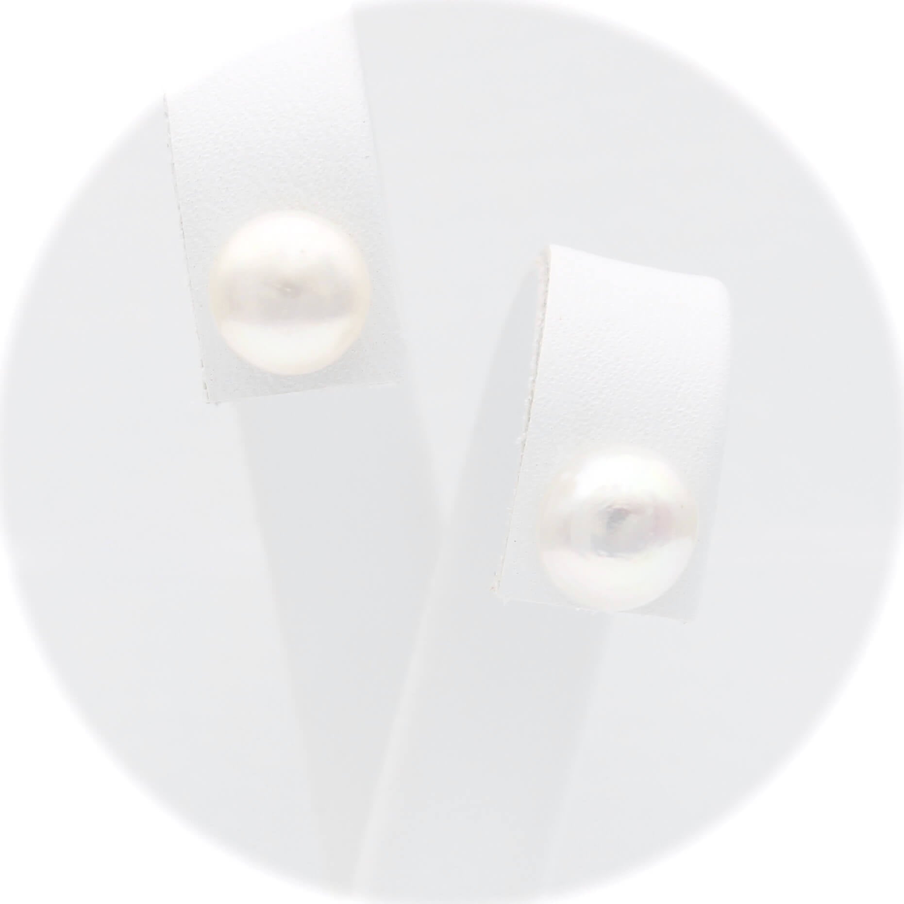 Ασημένια σκουλαρίκια με μαργαριτάρια 8.50mm