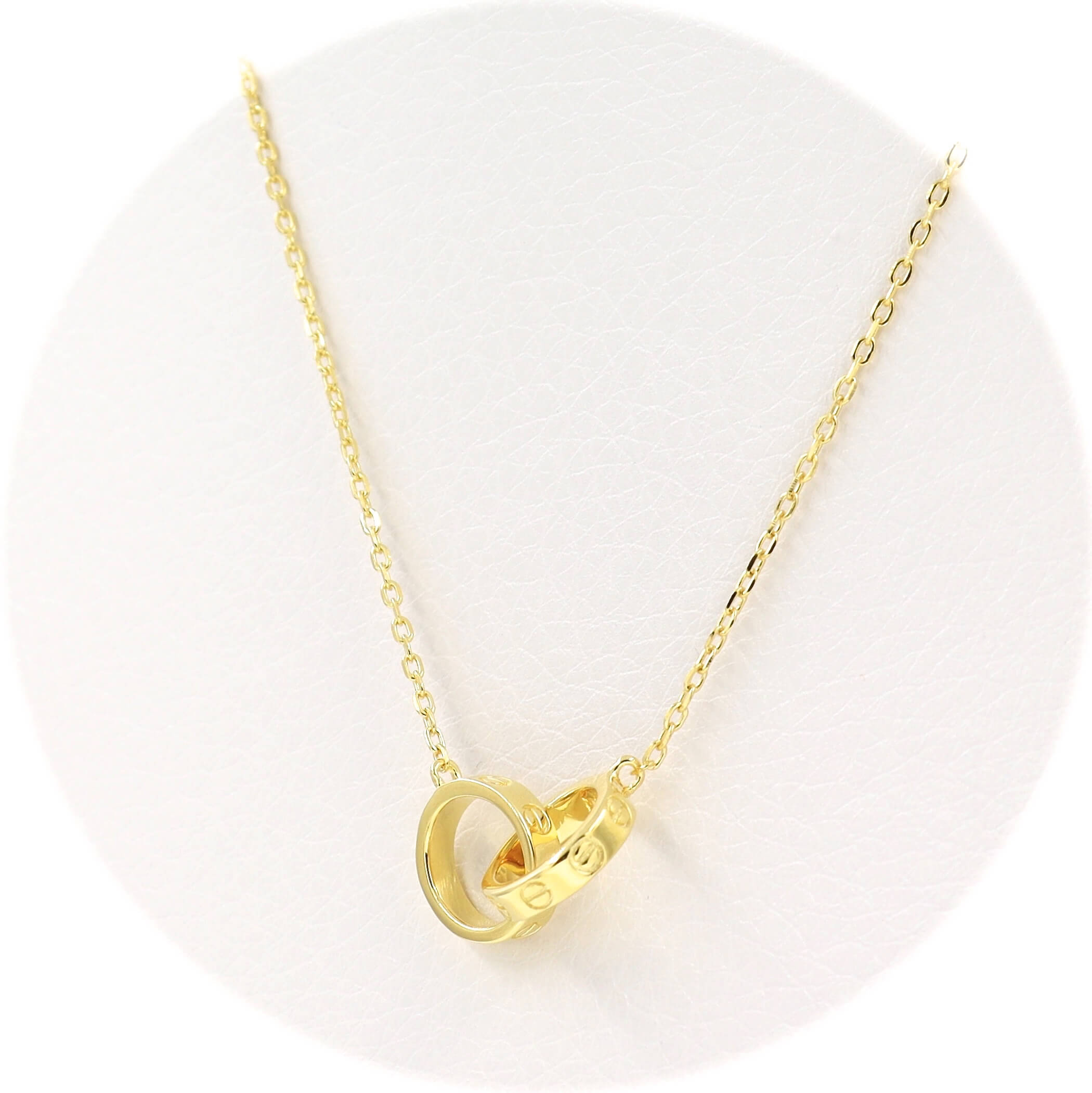 Ασημένιο επιχρυσωμένο γυναικείο κολιέ 925