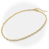 Ασημένιο επιχρυσωμένο κολιέ Vogue σε σχέδιο αλυσίδα