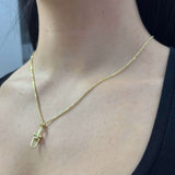 Ασημένιο επιχρυσωμένο κολιέ Vogue