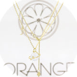 Επίχρυσο κολιέ 925 με φεγγαρόπετρα