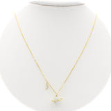 Επίχρυσο κολιέ 925 με φεγγαρόπετρα