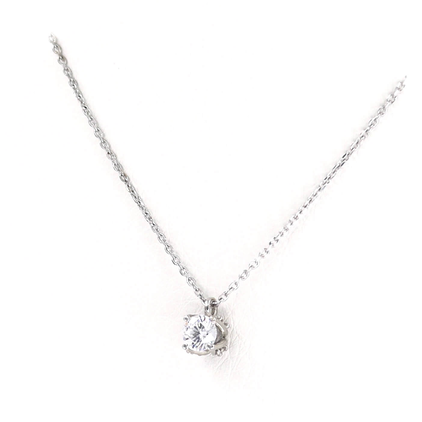 Λευκόχρυσο κολιέ