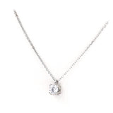 Λευκόχρυσο κολιέ