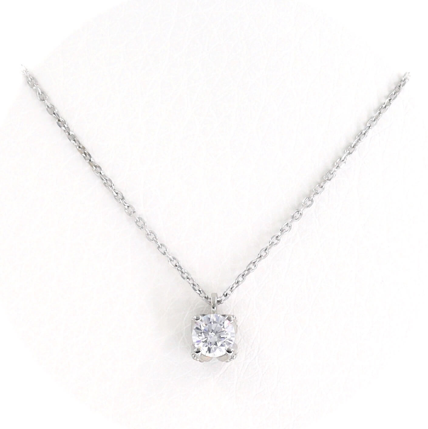 Λευκόχρυσο κολιέ