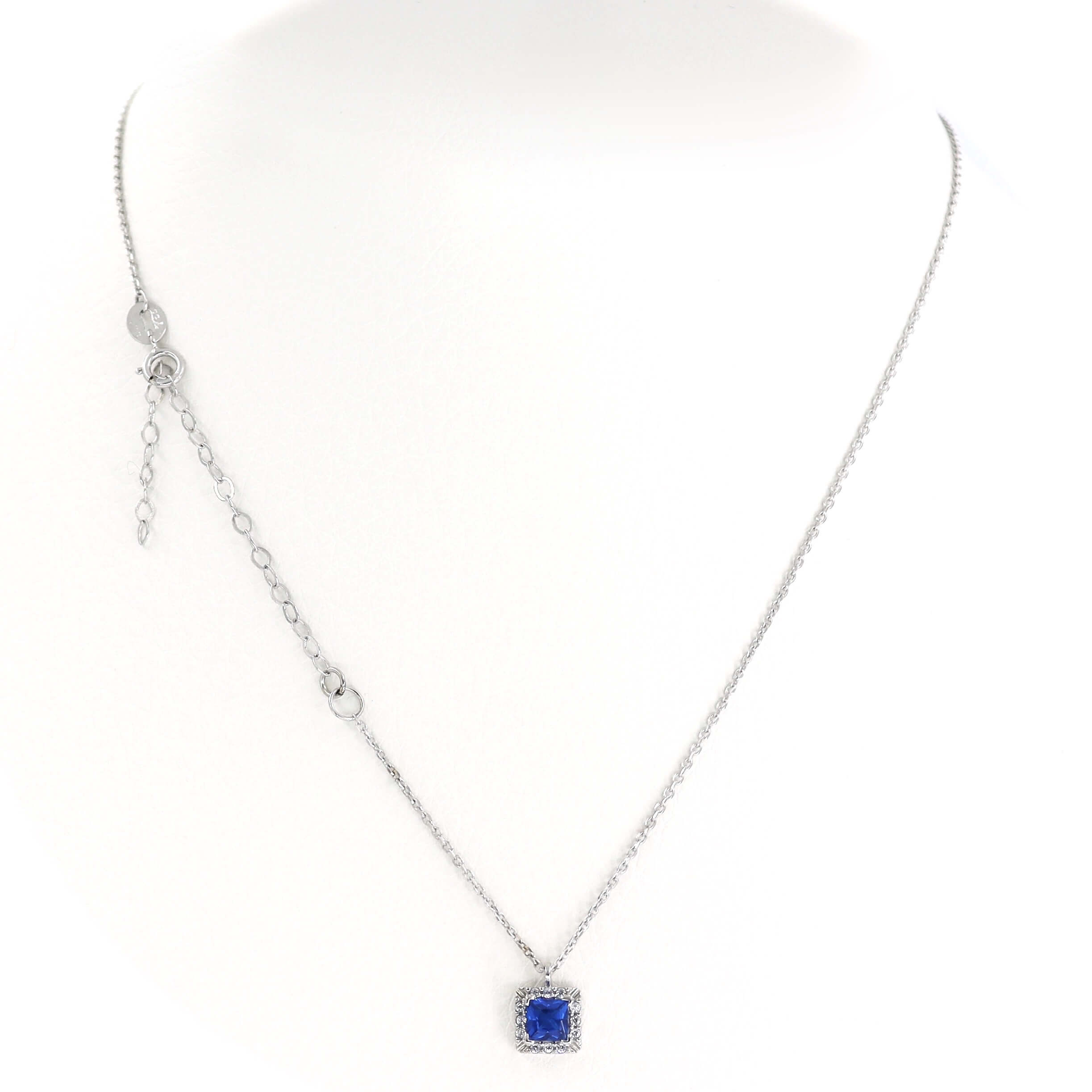 Λευκόχρυσο κολιέ