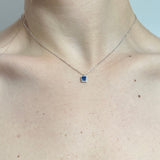 Λευκόχρυσο κολιέ