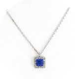 Λευκόχρυσο κολιέ