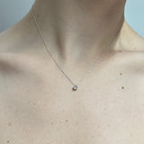 Λευκόχρυσο κολιέ