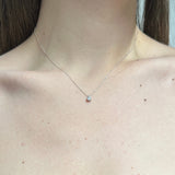 Λευκόχρυσο κολιέ