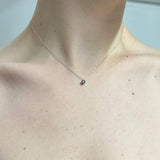 Λευκόχρυσο κολιέ