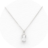 Λευκόχρυσο κολιέ