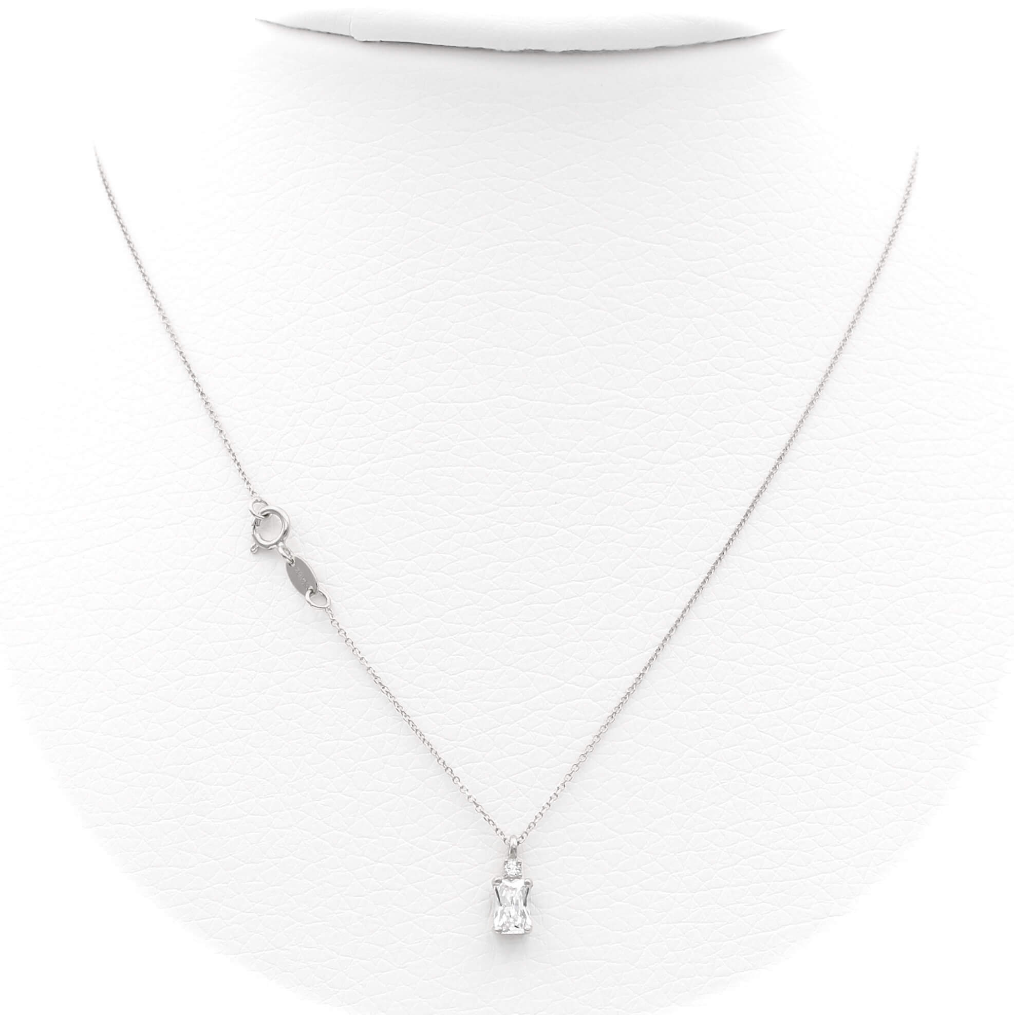 Λευκόχρυσο κολιέ