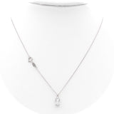 Λευκόχρυσο κολιέ