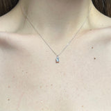 Λευκόχρυσο κολιέ